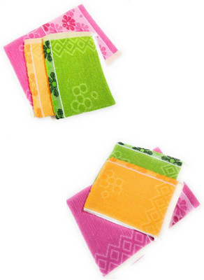 SNAN Print cotton handkerchief for men Combo Multicolor Cloth Napkins(6 Sheets)