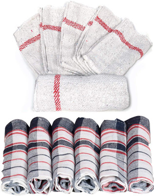Prodrop Double benefit Multicolor Cloth Napkins(12 Sheets)