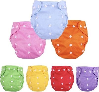 CHOTU BABYY Adjustable Quick Dry Washable Reusable Cloth Nappy For New Borns (0-36 Months)