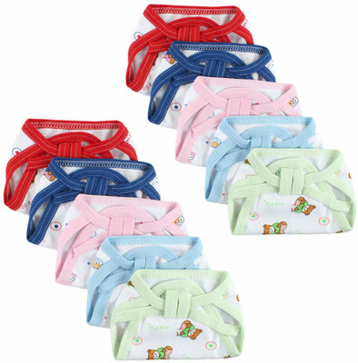Sanchi Creation Cotton Langot Double Layer Washable Reusable Nappy (Multicolour, 0-12 Months)