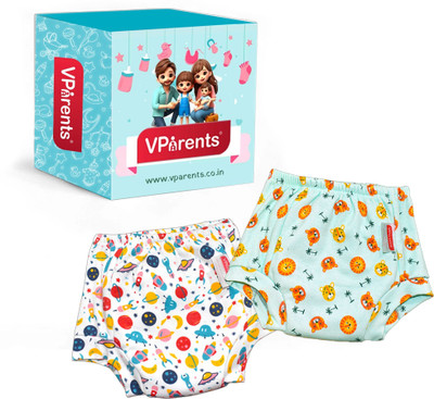 VParents Underwear for Baby 3Layer Padded PottyTraining Diaper Free Time