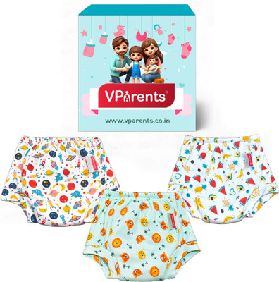 VParents Underwear for Baby 3Layer Padded PottyTraining Diaper Free Time