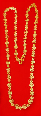 manohar One Gram Gold Plated Chain Gold-plated Plated Brass Chain