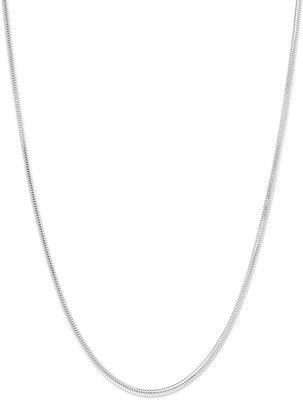 house of common Silver Plated Stainless Steel Chain