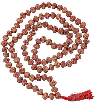 URBANELA 108 Beads Rudraksh Japa mala For Jaap Prayer and Chanting :JAP MALA-04_K Wood Chain