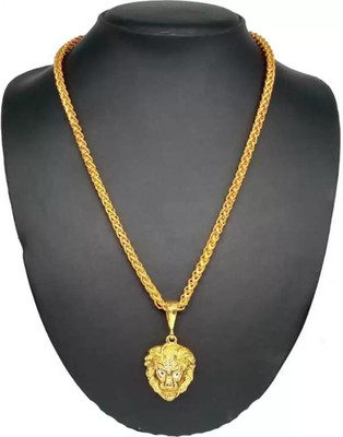 Rasantovi 1 gram High Quality Indian Polished “20” Inches Gold Chain for Men and boy Gold-plated Plated Alloy Chain