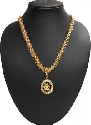 LASAVAMON New style new year gold pendant chain for man and boy Gold-plated Diamond Alloy