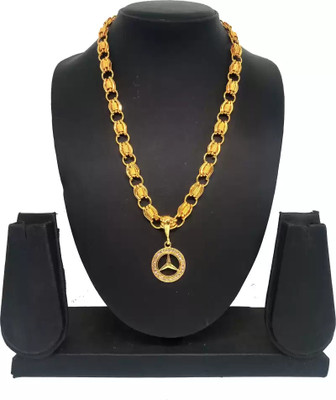 LABHUBAMON 1 gram Pendant set With chain “20” Inches for man and boy New design new year Gold-plated Plated Copper Chain Set