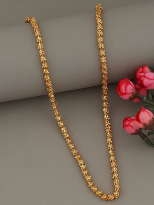 Vriva Jewels Gold Plated Unisex Trendy Chain Gold-plated Plated Alloy Chain