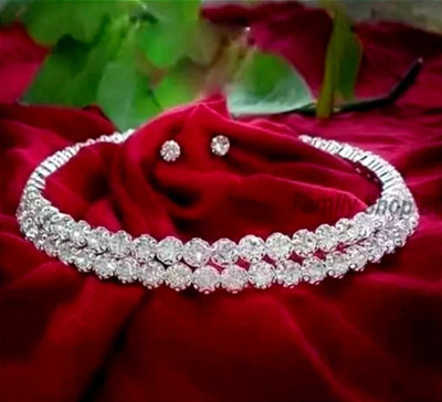 tbh Silver Plated Alloy Necklace