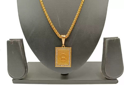 LASAVAMON New style new year gold pendant chain for man and boy Gold-plated Diamond Alloy Pendant