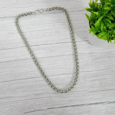 LASHIFY Fashion NECKLACE 48G-99 Silver Plated Brass Chain