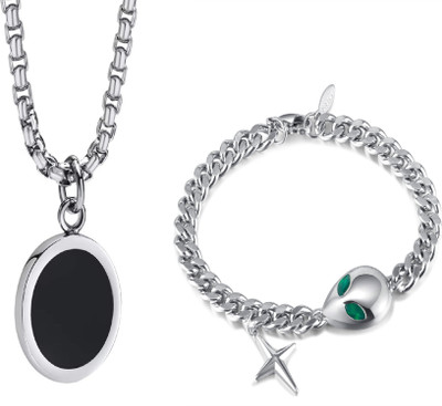 Faizam Collection Silver, Stainless Steel Sterling Silver, Titanium Silver chain and bracelet Sterling Silver, Titanium Plated Silver, Stainless Steel Chain