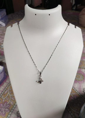 Noya Butter Fly Chain 4.0 Silver Plated Stainless Steel Chain