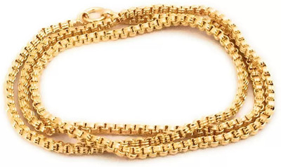 LABHUBAMON Chain for women and chain for girls Zircon Gold-plated Plated Alloy Chain