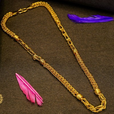 RAJAVEER IMITATION Gold-plated Plated Alloy Chain