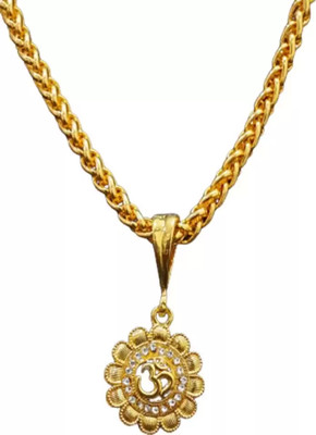 BHASHIMI 1 gram Pendant set With chain “20” Inches for man and boy New design new year Gold-plated Plated Copper Chain Set