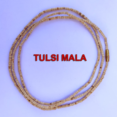 PRIYANSHU NAVRATN Natural Tulsi Mala Tulshi Mala Tulsi Kanthi Mala Tulshi Beads Mala Beads Wood Chain