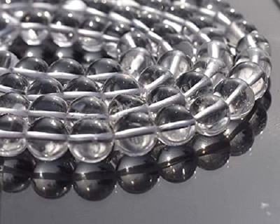 Vanishree World Crystal Quartz Rosary Sphatik Jaap Mala (7 mm/108 and 1 Beads)With Gomukhi Quartz Crystal Chain