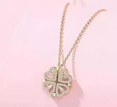 glowzi Diamond Gold-plated Plated Stainless Steel Chain Set