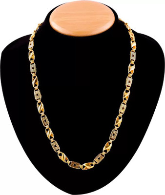 LABHUBAMON New style new year gold chain for man and boy Gold-plated Plated Stainless Steel Chain