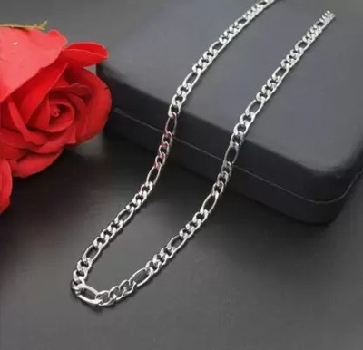 Rhodium Plated Stainless Steel Chain