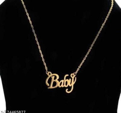 babeast Brass Plated Stainless Steel Necklace