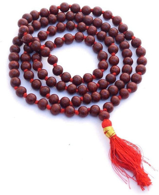 Jewelswonder Lal Chandan Japa Mala 108 Beads For Men And Women Beads Wood Chain