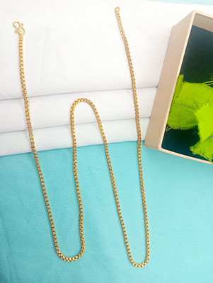 JIPPA JIPPA gold plated fancy necklace chain for mens and boys Gold-plated Plated Metal Chain