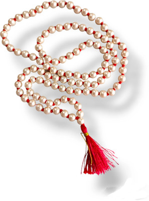Vanishree World New Design Pearl Rosary/Pearl Mala Original/Moti Mala/Pure Moti Mala Pearl Stone Chain