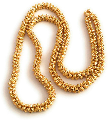 LABHUBAMON Neck chain for mens and chain for boy gold plated Gold-plated Plated Copper Chain