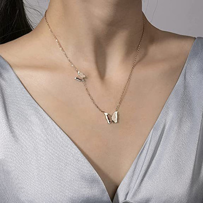 LASAVAMON Metal Gold-plated Rose Gold Jewellery Set(Pack of 1)