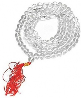 RAMANSH POOJAN SAMAGRI KENDERA Sphatik Mala (41-45 Gram) Lab Beads Stone Chain