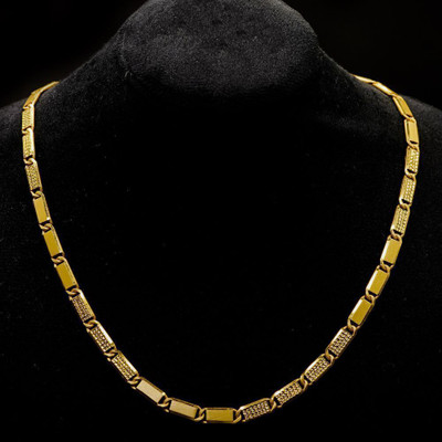 hisa Crystal Gold-plated Plated Alloy Chain