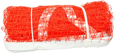 Acronet Acronet Heavy Nylon Red Badminton Net 4 Side Tap Badminton Net(Red)