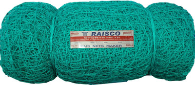 RAISCO 12x100 Feet Practice And Ground Boundary Cricket Net Cricket Net(Green)