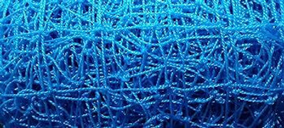 Azure Cricket Net Batting Practice Size Blue 60*10 Feet Roof not included Cricket Net(Blue)