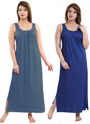 PHFS Women Nighty Set(Blue)