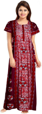 DreamBe Women Nighty(Multicolor)