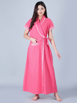 Bellamy Women Nighty(Pink)