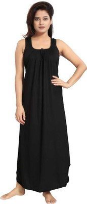 HouseOfCommon Women Nighty(Black)