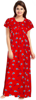 DreamBe Women Nighty(Multicolor)