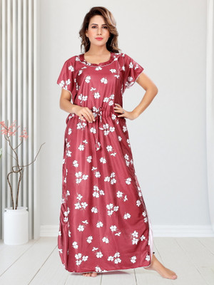 HR creation Women Nighty(Maroon)