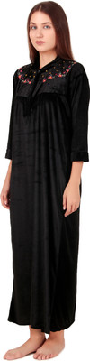 HouseOfCommon Women Nighty(Black)