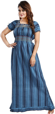 Nighty King Women Nighty(Blue)