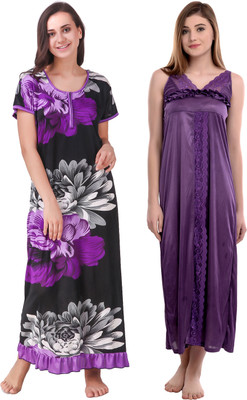 KEOTI Women Nightdress(Multicolor)