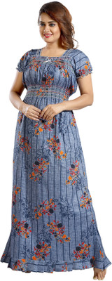 Nighty King Women Nighty(Grey)