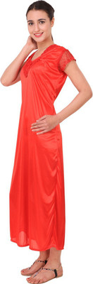 ABACADA'S GAJAB Women Nighty(Red)