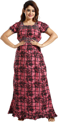 Nighty King Women Nighty(Pink)