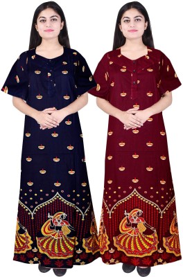 Sarika Fashion Women Nighty Set(Multicolor)